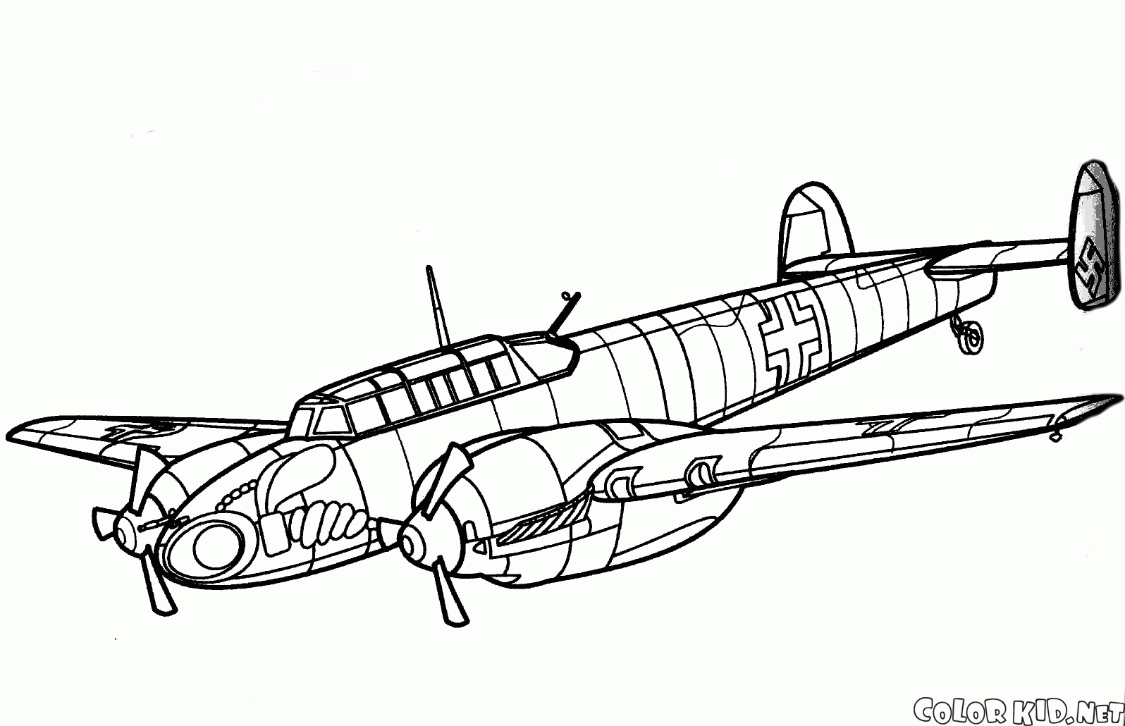 Coloriage Avion Militaires #141082 (Transport) - Album De avec Avion Coloriage 