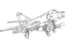 Coloriage Avion Militaires #141093 (Transport) - Album De avec Avion De Chasse Dessin