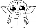 Coloriage Baby Yoda Star Wars Dessin Bebe Yoda À Imprimer concernant Image Bébé Dessin