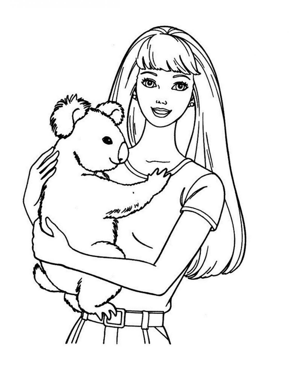 Coloriage Barbie #27628 (Dessins Animés) - Album De Coloriages à Coloriage Barbie Gratuit