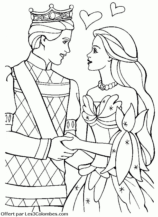 Coloriage Barbie Ken 54 - Coloriage En Ligne Gratuit Pour pour Coloriage En Ligne Princesses 