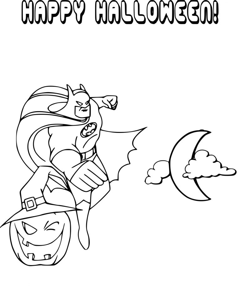 Coloriage Batman Halloween À Imprimer tout Coloriage Halloween A Imprimer