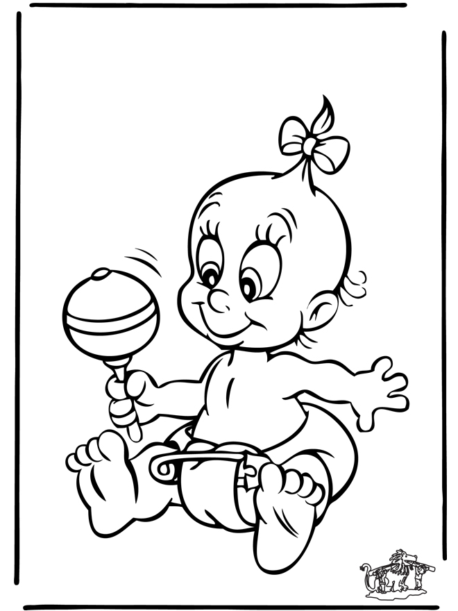 Coloriage Bebe À Imprimer Pour Les Enfants - Cp03838 destiné Coloriage Bébé 