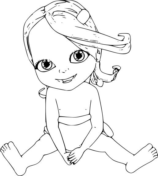 Coloriage Bebe Lilly À Imprimer serapportantà Bebe Coloriage 