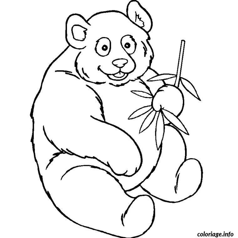 Coloriage Bebe Panda Dessin Animaux À Imprimer pour Coloriage Bébé 