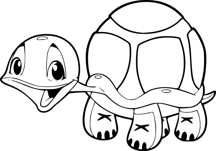 Coloriage Bebe Tortue À Imprimer Et Colorier intérieur Dessin Bébé