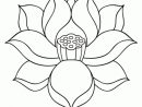 Coloriage Belle Fleur De Lotus  Dessin Fleur De Lotus intérieur Belle Fleur Dessin