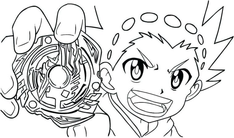 Coloriage Beyblade. 57 Images À Imprimer Gratuitement encequiconcerne Beyblade Dessin