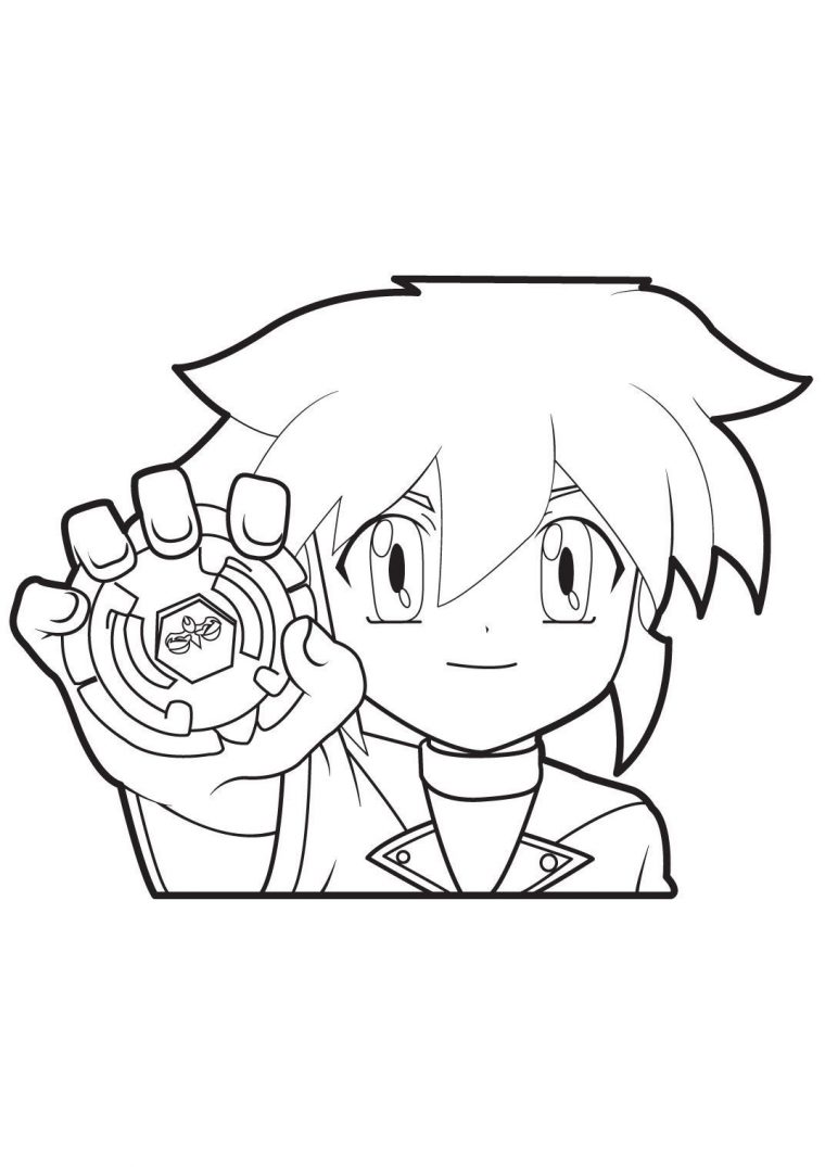 Coloriage Beyblade Yu – Coloriage Beyblade – Coloriages avec Beyblade Dessin