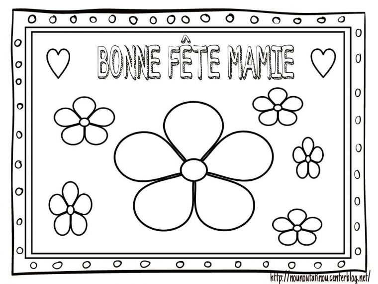 Coloriage Bonne Fete Mamie – Greatestcoloringbook concernant Coloriage Pour Mamie