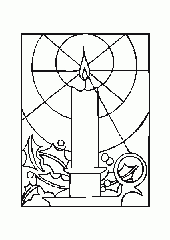 Coloriage Bougie Noel Religion Sur Hugolescargot pour Image Religieuse Gratuite À Imprimer 