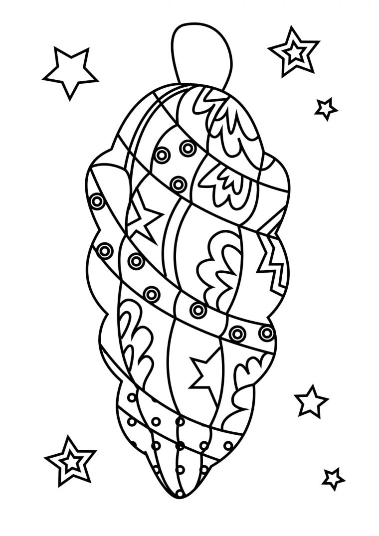 Coloriage Boule De Noel Maternelle – Get Images Two pour Image Noel A Colorier