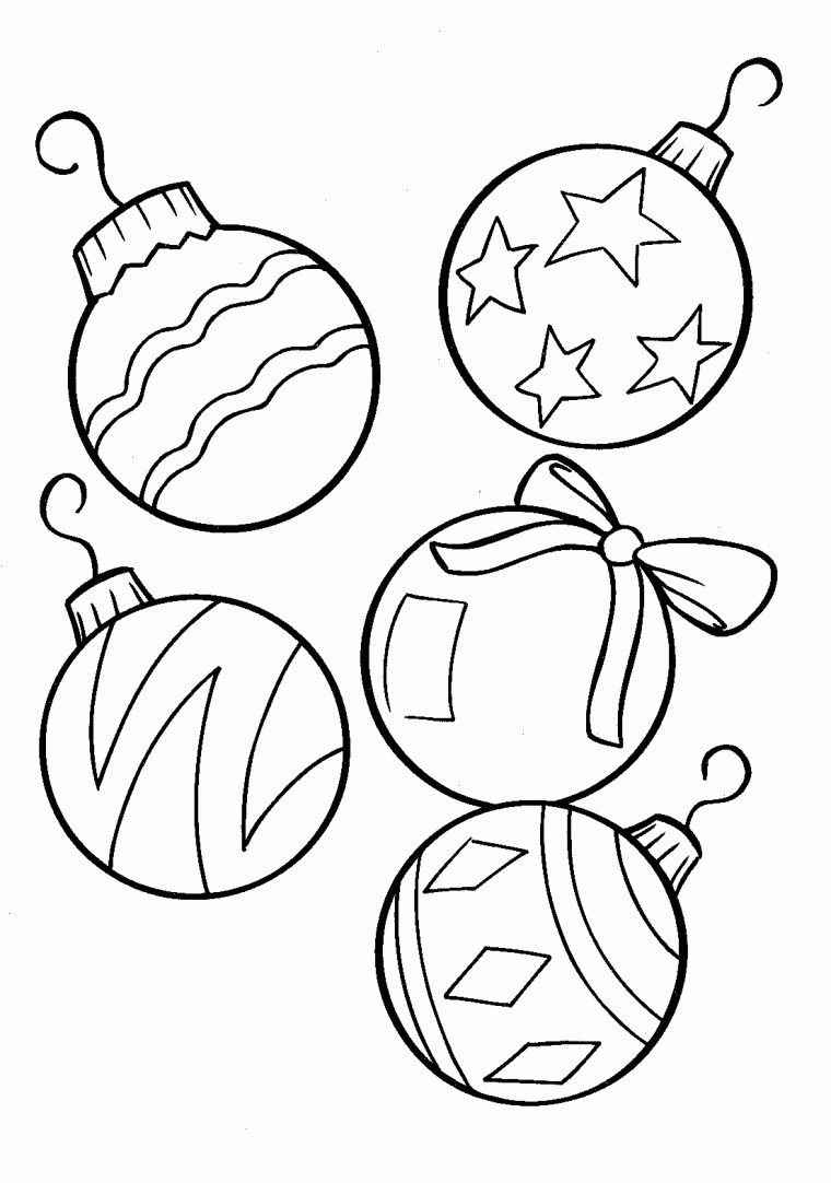 Coloriage Boules Noel À Imprimer avec Coloriage De Noel A Imprimer