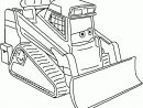 Coloriage Bulldozer  Pelle Mécanique #141692 (Transport tout Tractopelle Dessin