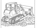 Coloriage Bulldozer  Pelle Mécanique #141704 (Transport serapportantà Tractopelle Dessin