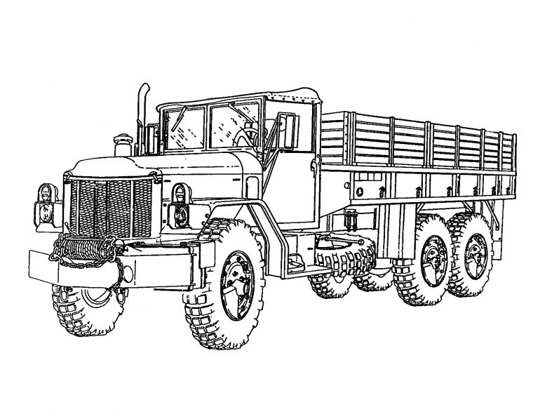 Coloriage Camion #135706 (Transport) – Album De Coloriages tout Dessin De Camion Americain