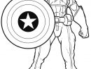 Coloriage Captain America #76769 (Super-Héros) - Album De destiné Coloriage De Super Heros