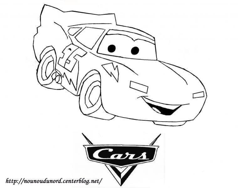 Coloriage Cars À Imprimer Dessiné Par Nounoudunord intérieur Dessin Voiture Enfant