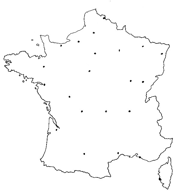 Coloriage Carte De France À Colorier Par Département serapportantà Ã©Duscol Fond De Carte France 