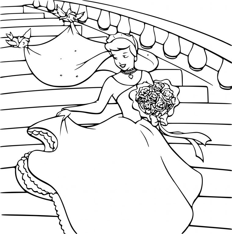 Coloriage Cendrillon À Imprimer – Klopeiner See dedans Dessin A Imprimer Cendrillon