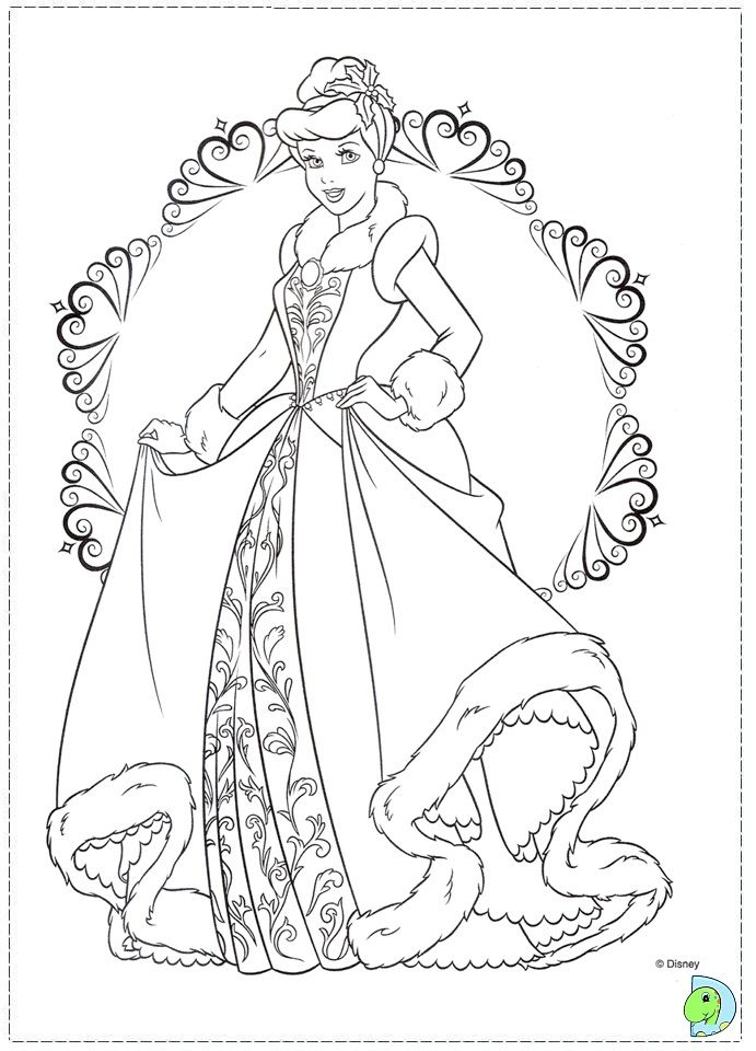 Coloriage Cendrillon  Coloriage Elsa, Coloriage à Cendrillon Coloriage À Imprimer