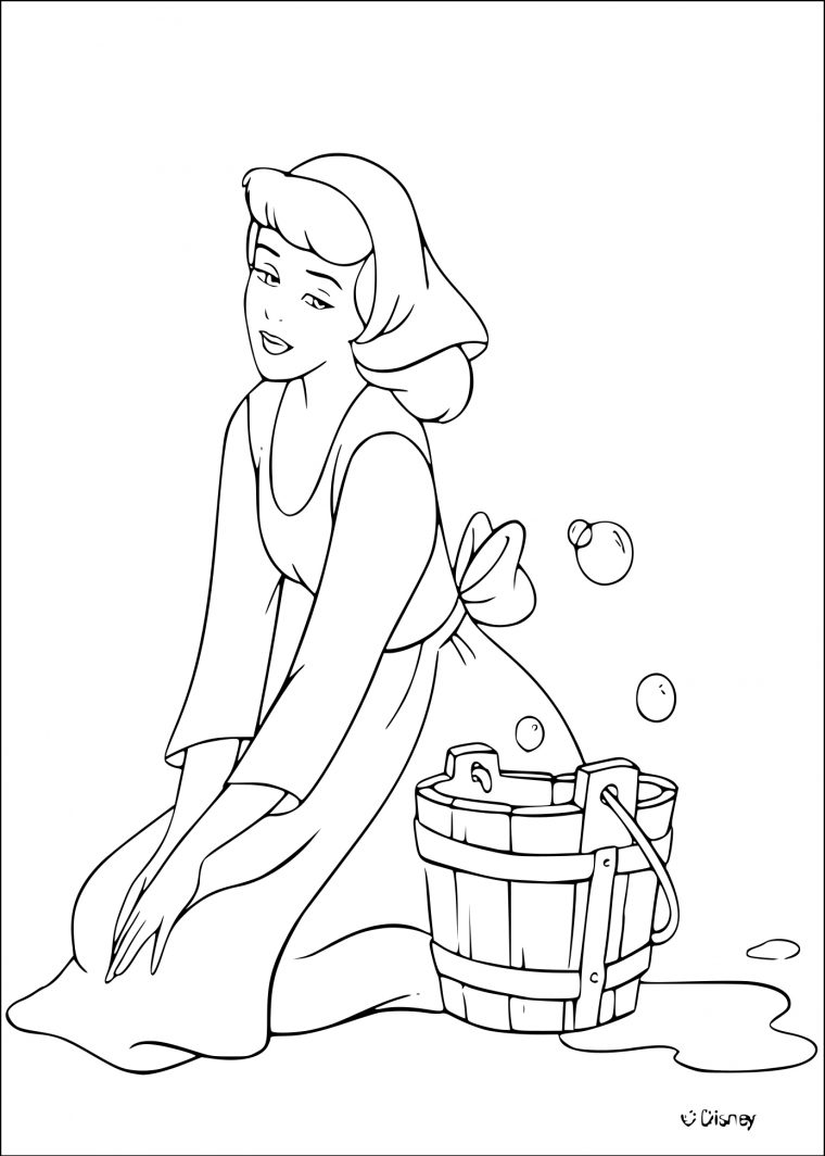 Coloriage Cendrillon Disney À Imprimer Gratuit dedans Disney A Imprimer