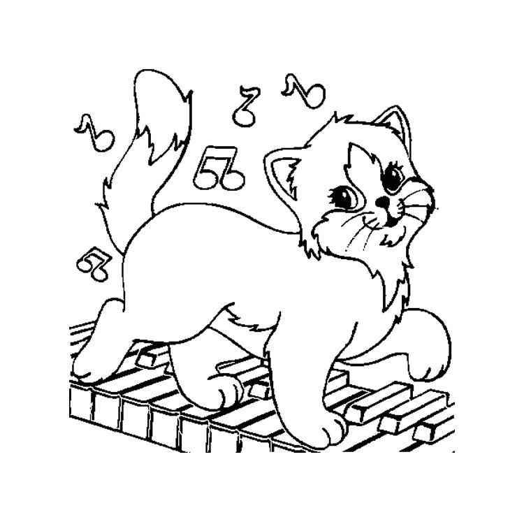 Coloriage Chat Mignon Unique Image Coloriage De Chaton pour Coloriage De Chat Mignon A Imprimer 