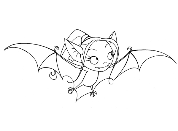 Coloriage Chauve-Souris #2038 (Animaux) – Album De Coloriages serapportantà Chauve Souris Coloriage