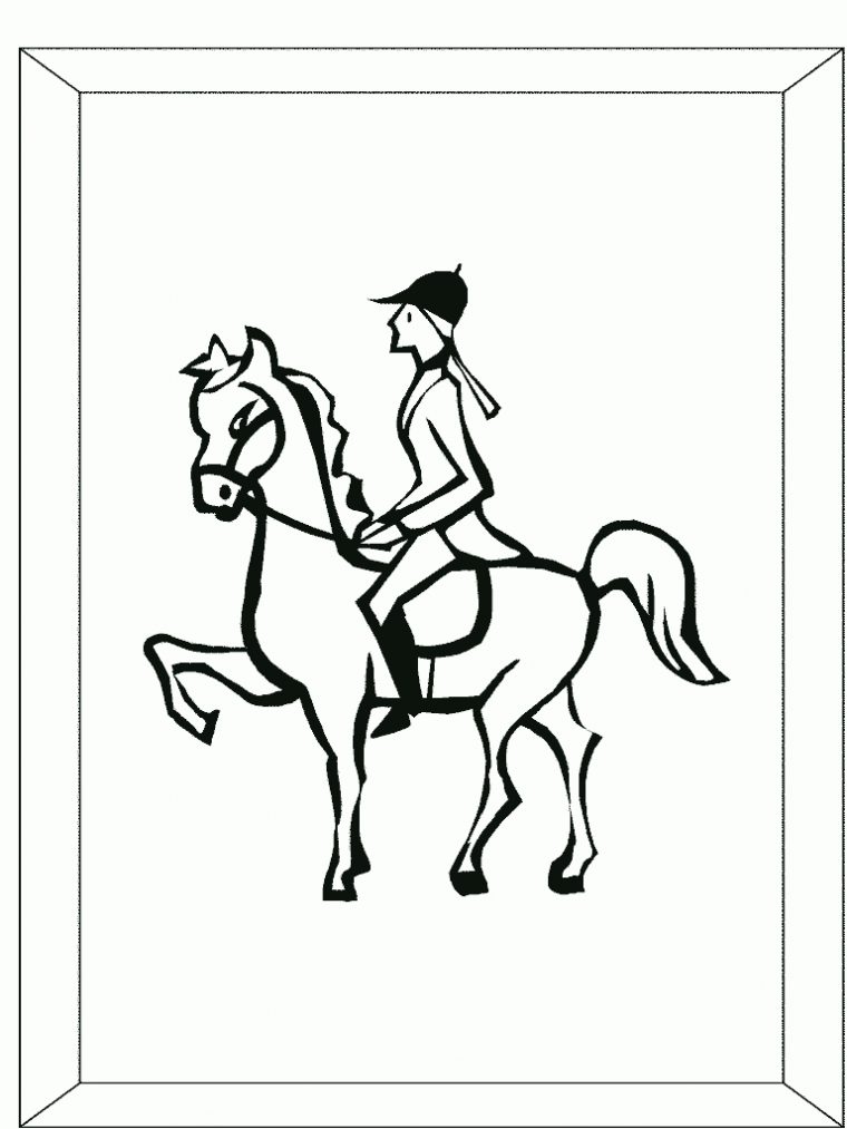 Coloriage Cheval 16 – Coloriage En Ligne Gratuit Pour Enfant concernant Dessin Animé De Cheval Gratuit