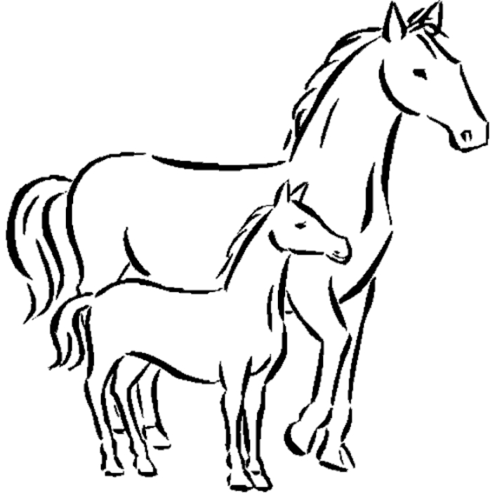 Coloriage Cheval #2208 (Animaux) - Album De Coloriages serapportantà Jeux De Coloriage De Cheval Gratuit 