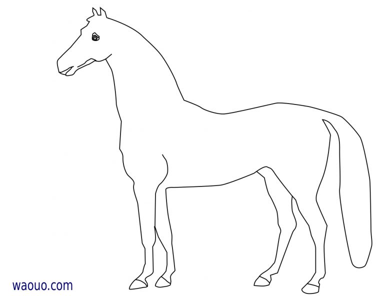 Coloriage Cheval À Imprimer Gratuit pour Imprimer Dessin De Cheval