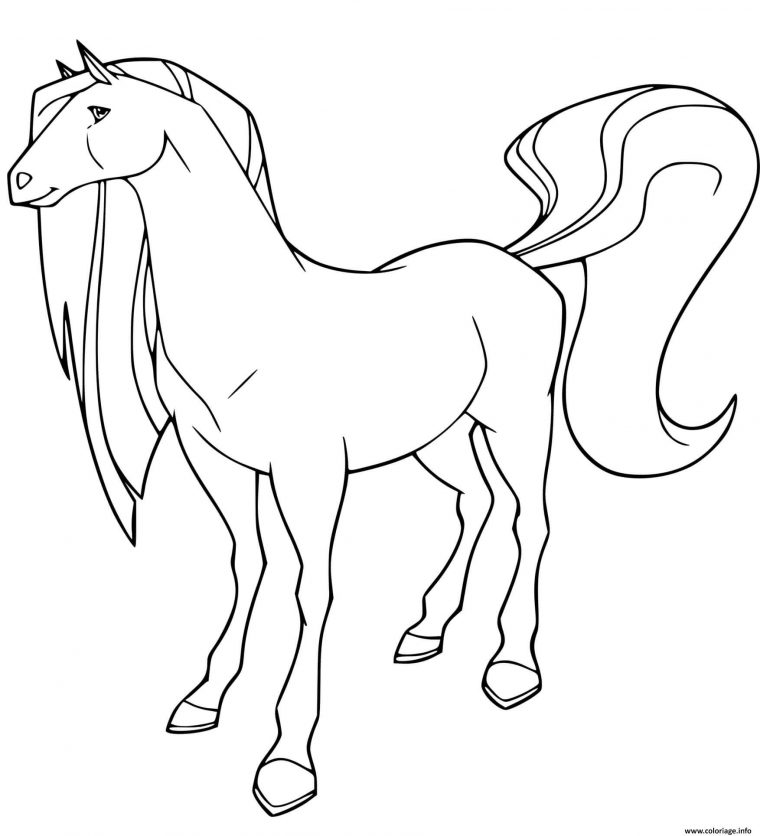 Coloriage Cheval Scarlet Horseland Dessin Horseland À Imprimer dedans Horseland Coloriage