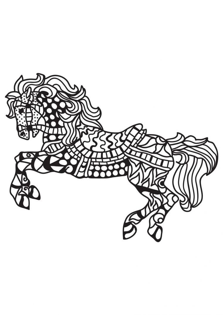 Coloriage Cheval Sellé – Coloriages Gratuits À Imprimer serapportantà Coloriage Des Chevaux
