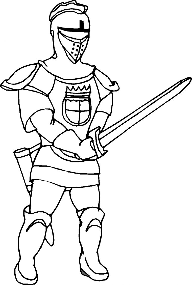 Coloriage Chevalier À Imprimer – Teksural encequiconcerne Coloriage Mike Le Chevalier