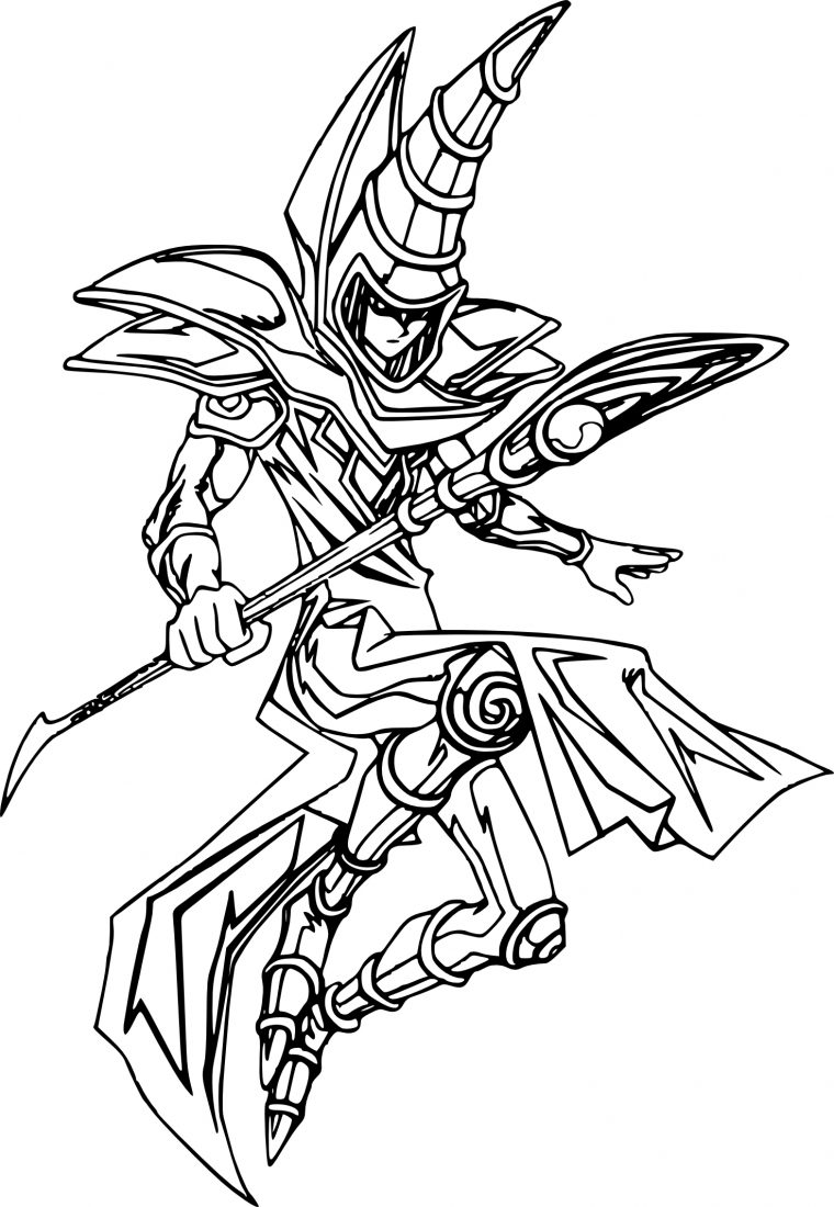 Coloriage Chevalier Yu Gi Oh À Imprimer concernant Coloriage De Chevalier