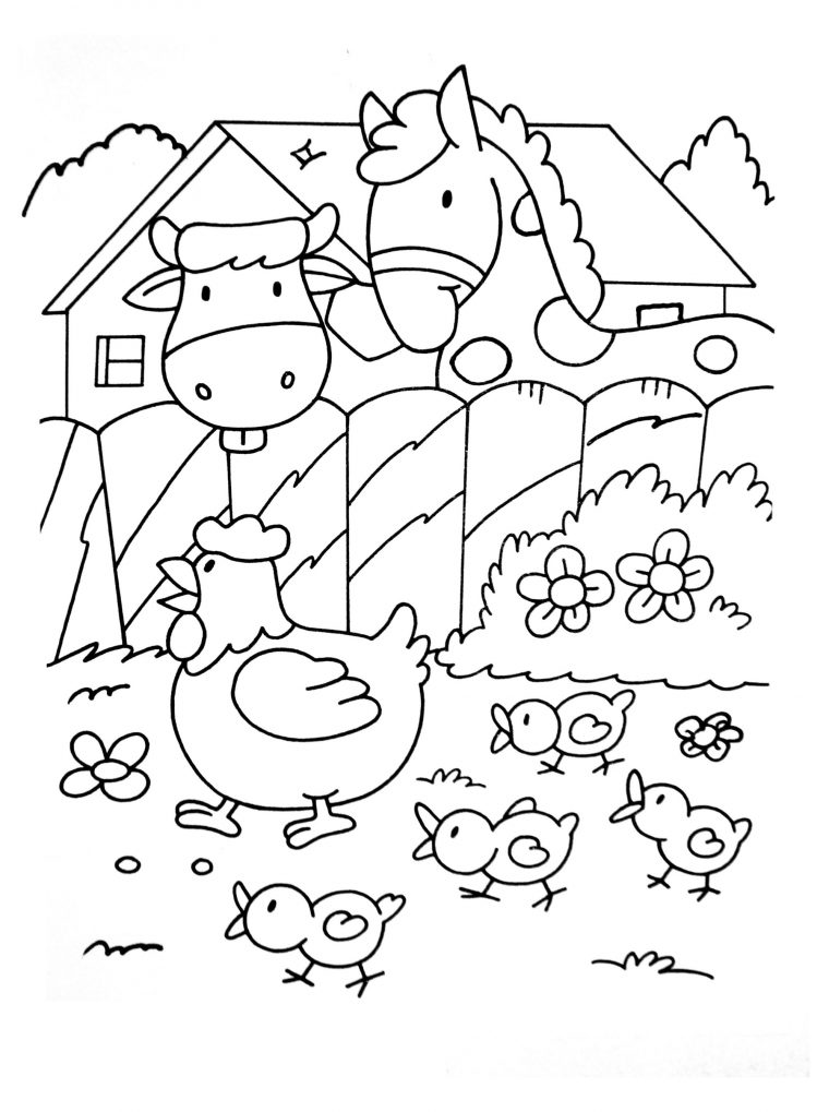 Coloriage Chevaux Pour Enfants – Coloriages De Chevaux Et pour Dessin D Animaux À Imprimer