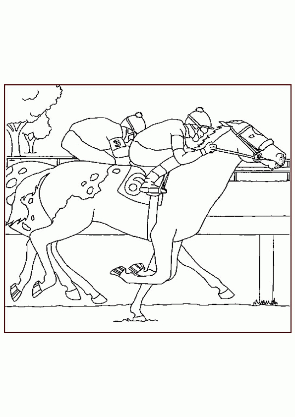 Coloriage Chevaux Tierce Sur Hugolescargot intérieur Dessin À Imprimer De Chevaux