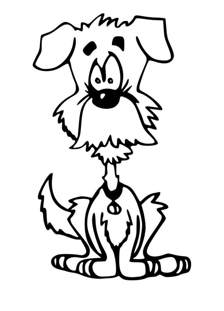 Coloriage Chien À Imprimer Pour Les Enfants – Cp07544 tout Coloriage Petit Chien