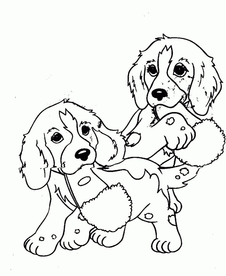 Coloriage Chien À Imprimer Pour Les Enfants – Cp07700 serapportantà Image De Chien À Colorier