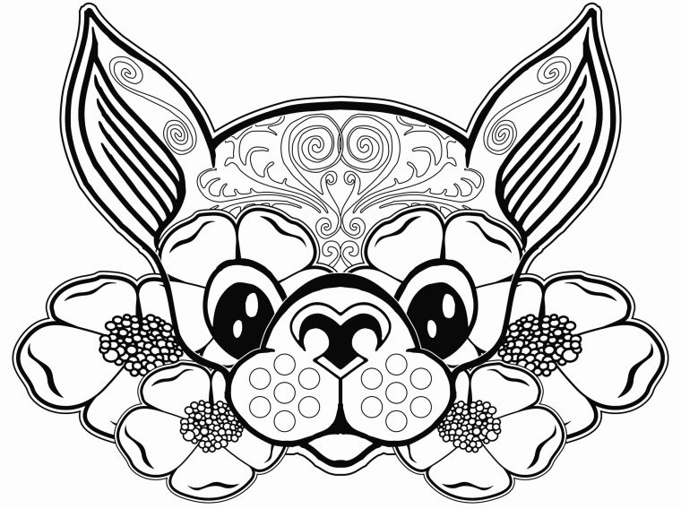 Coloriage Chien – Coloriage Mandala Chien Facile serapportantà Mandala Chien