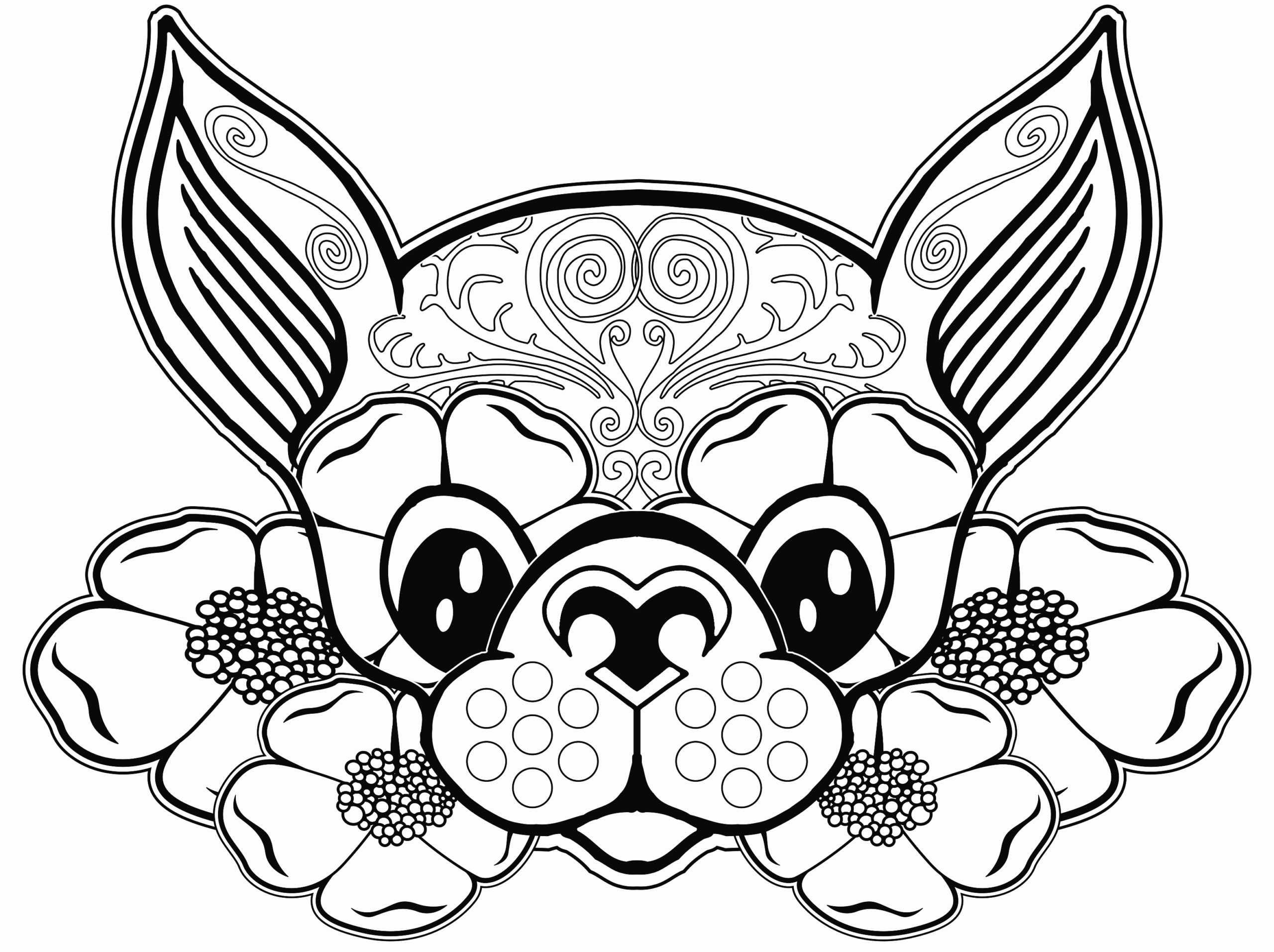 Coloriage Chien - Coloriage Mandala Chien Facile serapportantà Mandala Chien 