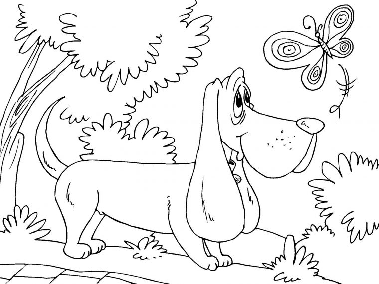 Coloriage Chien De Chasse – Coloriages Gratuits À Imprimer encequiconcerne Coloriage De Chasse