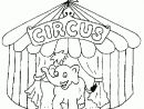 Coloriage Cirque Chapiteau Avec Elephant À Imprimer Et À destiné Coloriage Chapiteau