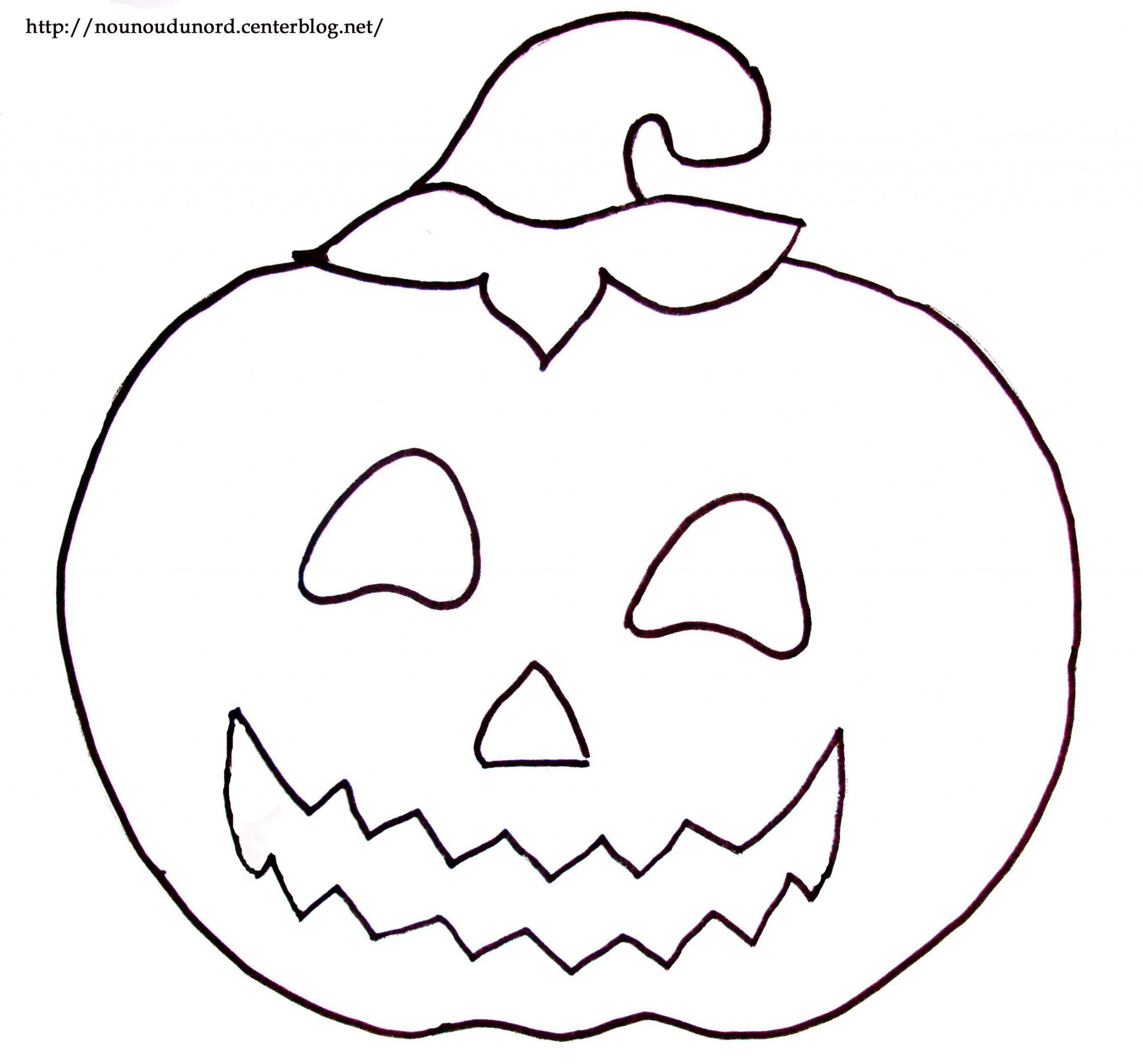 Coloriage Citrouille Halloween Gratuit Imprimer encequiconcerne Coloriage Citrouille Halloween 