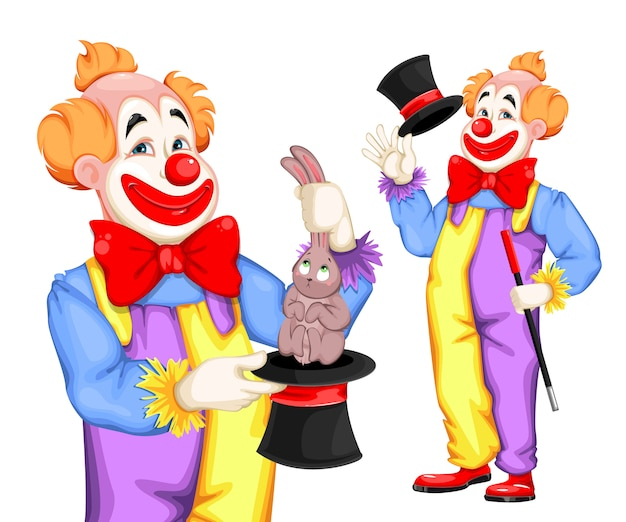 Coloriage Clown Dessin De Pourim : Happy Clown Vector encequiconcerne Dessins De Clowns 