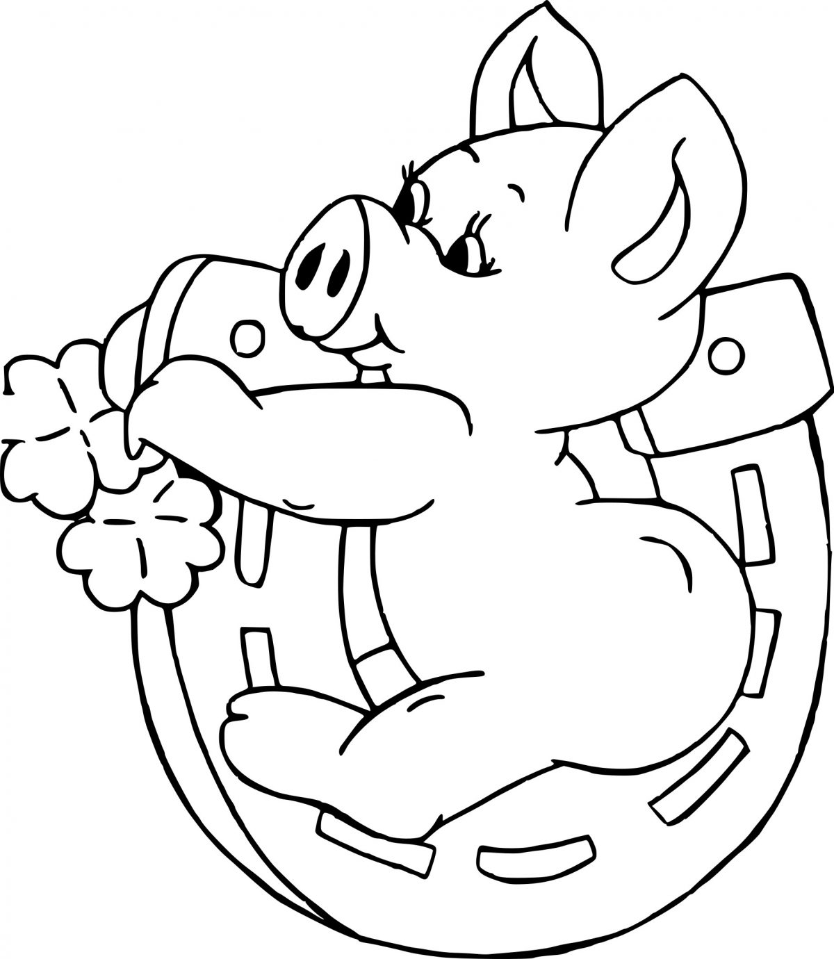 Coloriage Cochon Mignon À Imprimer Sur Coloriages dedans Petit Cochon Dessin