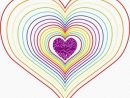 Coloriage Coeur avec Dessins Coeur