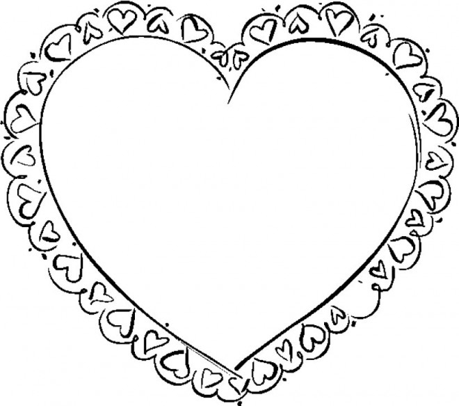 Coloriage Coeur Décoré Dessin Gratuit À Imprimer tout Coeur À Imprimer 