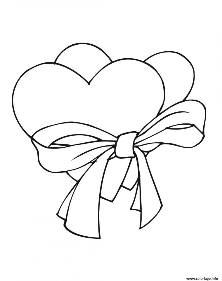 Coloriage Coeur Saint Valentin 22 Dessin Coeur À Imprimer serapportantà Coloriage Coeurs