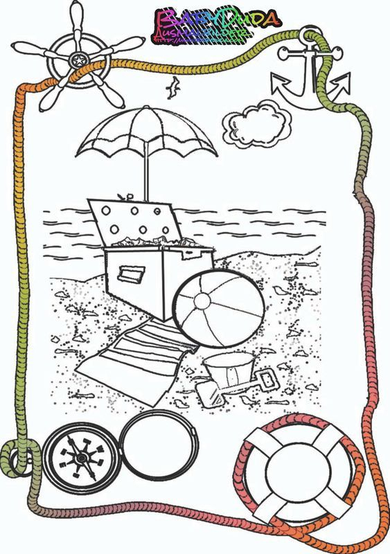 Coloriage  Coloriage, Coloriage Vacances, Vacances Été destiné Coloriage Vive Les Vacances 